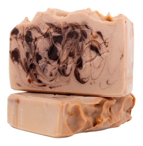 Imagen 2 de 3 de Jabón Cacao Vainilla Natural Ecológico Artesanal 130 Grs