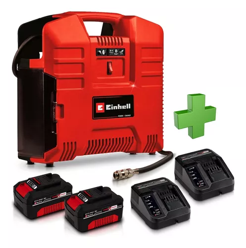 Compresor Portatil Inalámbrico Einhell Te-ac 36/8 Li+kit 4.0 Color Rojo  Fase eléctrica Monofásica Frecuencia 0