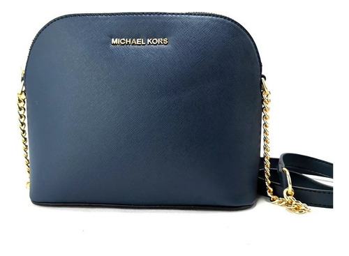 Michael Kors Saffiano Effect Mujer Bolso De Hombro Color Azul