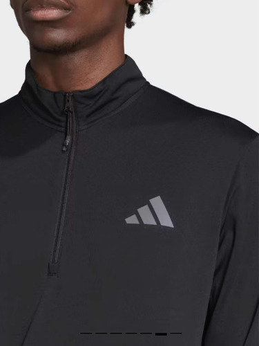 adidas Remera Cierre 1/4 Deporte Entrenamiento Hombre Xl