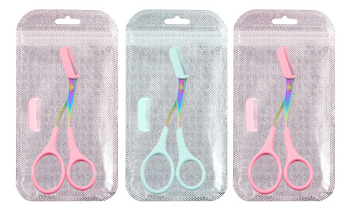 Tijeras Recortadoras De Cejas I, 3 Unidades, Nuevas Tijeras
