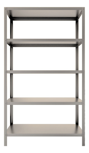 Estante Inox 5 Prateleiras P/ Organização Escritório Multius