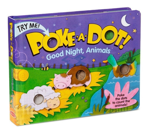 Libro Poke A Dot ¡buenas Noches Amigos Animales!