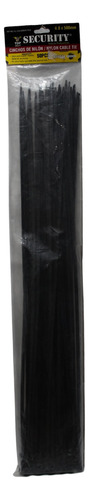 Amarre Plástico 4.8 X 500mm Negro Paquete X 50unds.