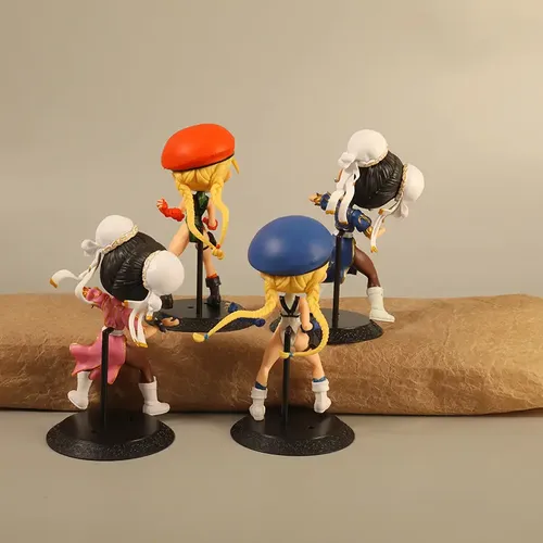 Figura Street Fighter Set X4 Cammy White Chun-li 15cm Games