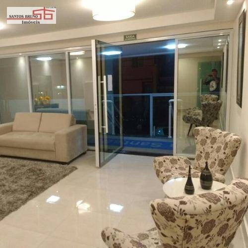 Apartamento Com 2 Dormitórios À Venda, 80 M² Por R$ 390.000,00 - Praia Grande - Praia Grande/sp - Ap3801