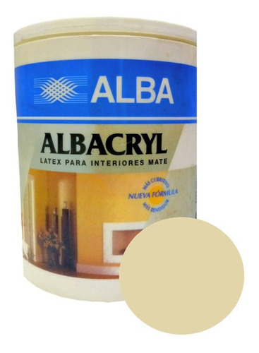 Latex Interior Mate Alba Beige 10 L Solo Envio