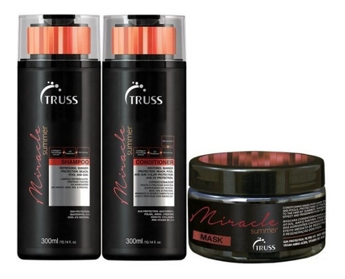 Truss Kit Miracle Summer Verão Sh, Cond E Máscara ( Praia