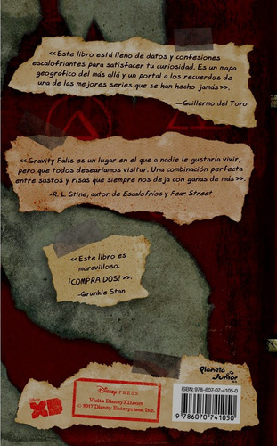Gravity Falls Diario 3 - Alex Hirsch / Disney - Planeta Jr