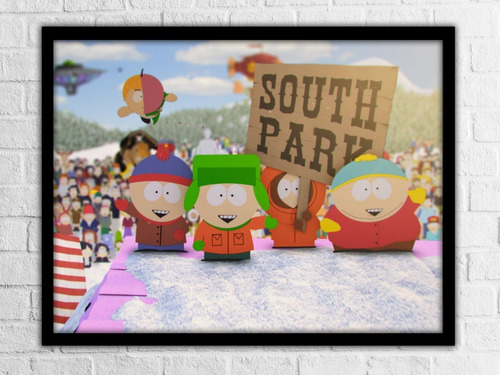 Cuadro South Park Trey Parker Matt Stone Tv Series 34x44 Cm