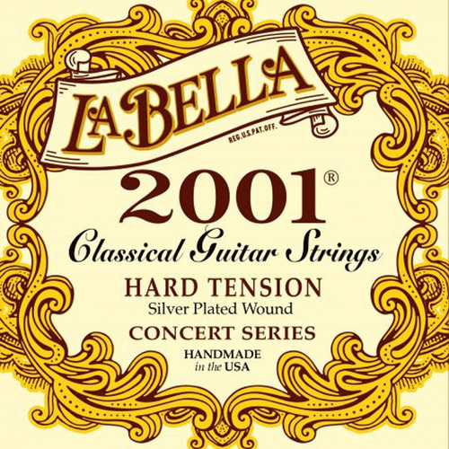 Encordado Guitarra Clasica La Bella 2001 Hard Tension Usa
