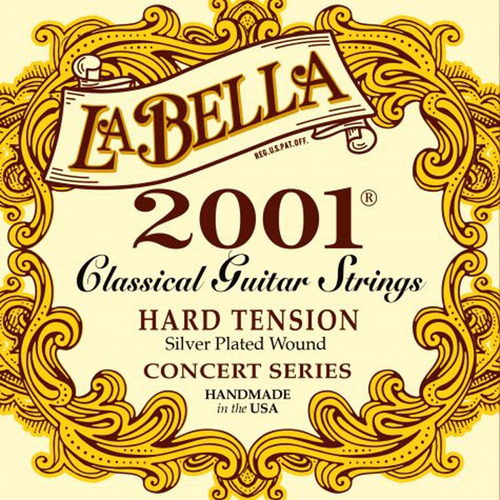 Imagen 1 de 3 de Encordado Guitarra Clasica La Bella 2001 Hard Tension Usa
