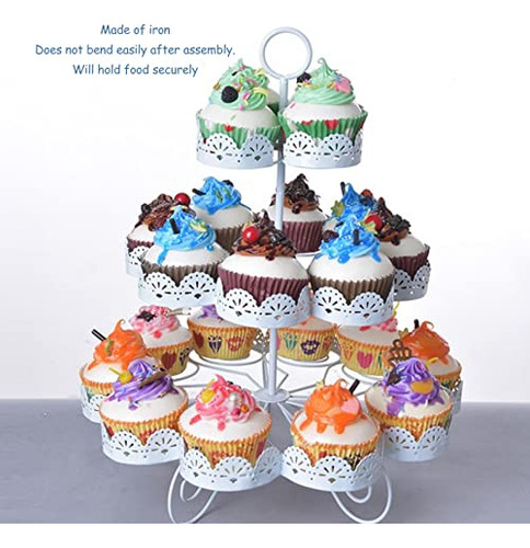 Torre De Cupcakes Chiciris, Soporte De Cupcakes De 3 Niveles