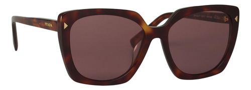 Prada Spr 23zs 4bw-08s Square Shape Havana Pink Violet Prada Prada Prada Prada Prada (Usado)