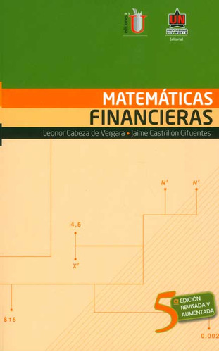 Matemáticas Financieras, De Leonor Cabeza De Vergara, Jaime Castrillón Cifuentes. 9587413038, Vol. 1. Editorial Editorial U. Del Norte Editorial, Tapa Blanda, Edición 2012 En Español, 2012