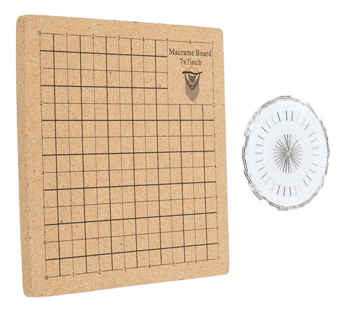Placa De Trança De Macramê Double Side Project Diy Grids Pin