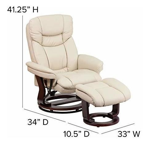 Mueble - Silla Reclinable Flash Furniture Con Otomana | Sill