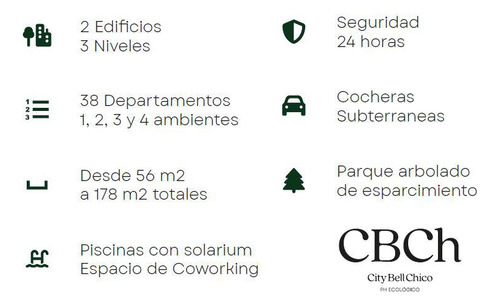Departamento En Venta City Bell Chico Barrio Cerrado