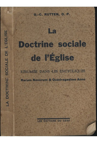 La Doctrine Sociale De Léglise
