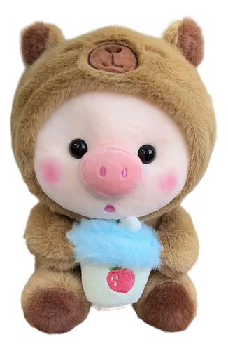 Peluche Cerdito/ Disfraz Capibara 30cm