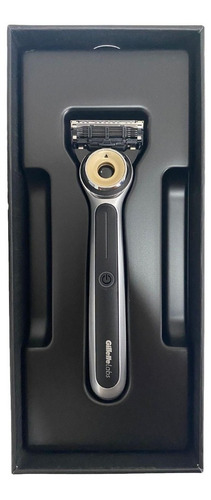 Kit Gillette Labs Navalha Aquecida Com Estojo Carregamento Cor Preto