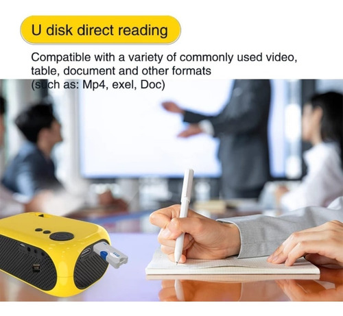 Imagen 6 de 7 de Mini Proyector Led Full Hd 1080p+ Control+ Google Chromecast