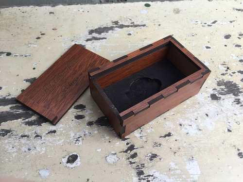 10 Cajas Porta Pendrive Con Logo Personalizado Estuche