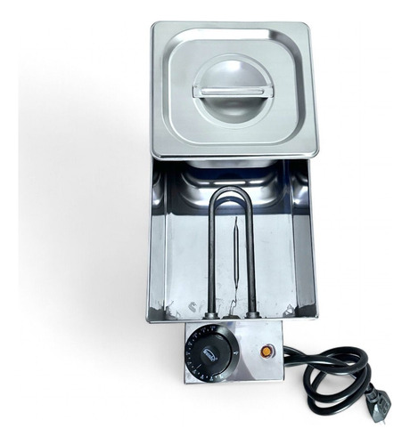Derretedeira Chocolateira Molheira Inox 2 Cubas 3.5kg 110v