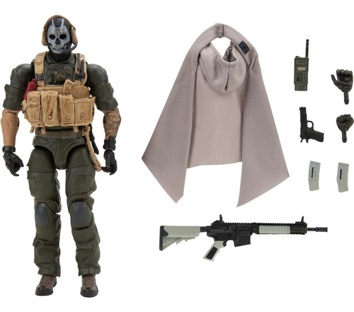 Call Of Duty Figura De Acción Ghost (jawbone) 6.5 Pulgadas