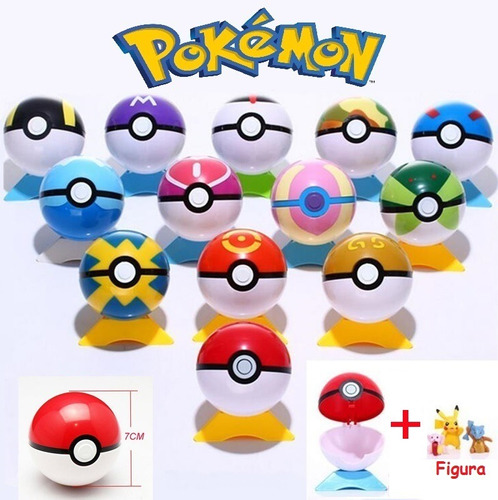 13 Motivos De Pokebola +base + Pokémon, Precio X 1 Pokeball.