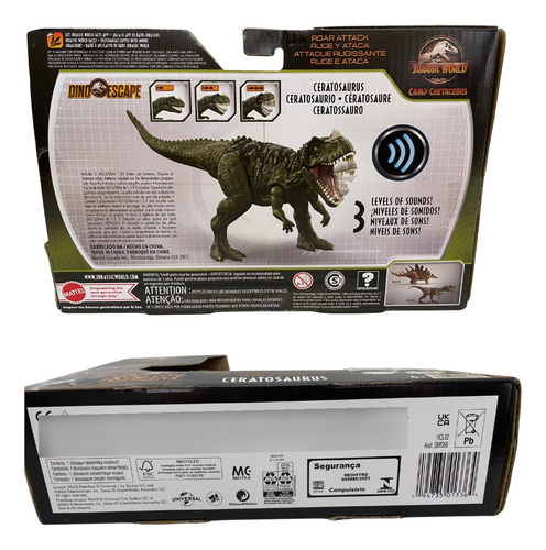 Jurassic World Dinossauro Brinquedo Dino Com Som Articulado