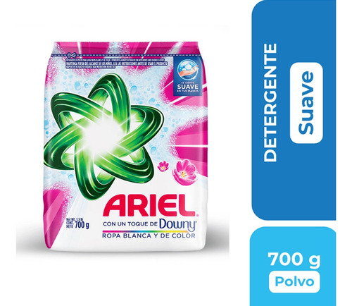 Detergente En Polvo Ariel Con Toque De Downy 700g
