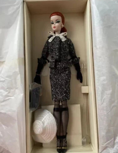 Barbie Silkstone Black And White Tweed Suit (Usado)