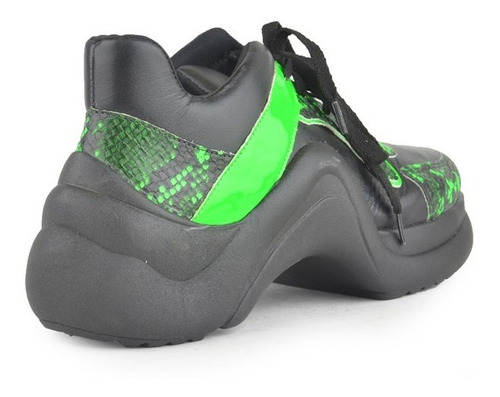 Imagen 4 de 8 de Zapatillas Zapatos De Mujer De Cuero Vacuno Cook - Ferraro