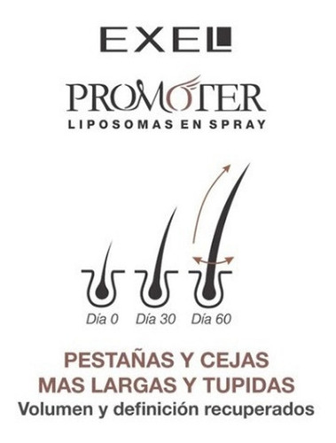 Imagen 3 de 5 de Promoter Crecimiento De Pestañas Exel Profesional 15 Ml