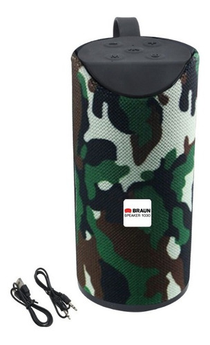 Imagen 1 de 3 de Braun Parlante 1030 Bt5.0 Tws Radio Fm Como Jbl Sony Bose