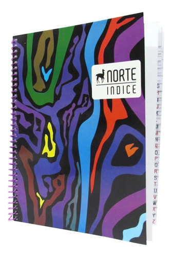 Cuaderno Libreta Norte 452 Con Espiral Indice 40 Hojas Color SURT