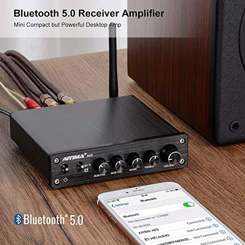 Aiyima A03 2,1 Canales Tpa3116 Subwoofer Bluetooth Amp Hifi
