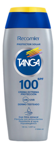 Protector Solar Tanga Spf100 X 130g - mL a $453