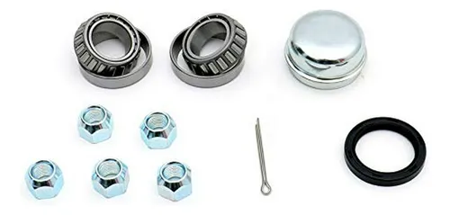 Kit De Eje Para Trailer 5 Tornillos 4-1-2 Lbs Con Rodamient