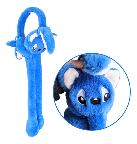 Vincha Orejeras Peluche Levanta Orejas Capibara Kuromi Stitch Celeste U