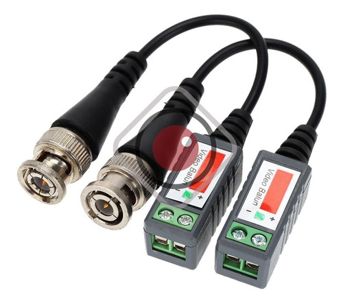 Par De Balun Con Tornillos Cctv - Hd/cvi/tvi/cvbs- Redvision