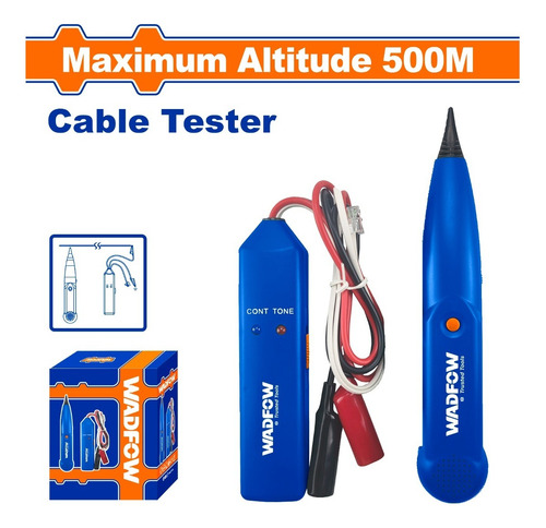 Detector De Cables P/ Testeado 500m Wadfow Wtp9502 *ub*