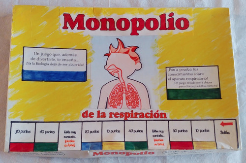 Original Artesanal Juego D Mesa Monopolio De La Respiración (Usado)