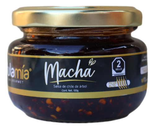 Salsa Macha Artesanal 100% Natural 100grs