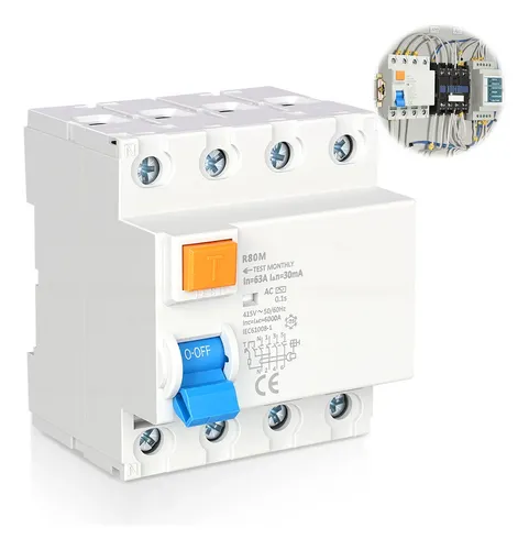 Interruptor Diferencial Idr Disjuntor 4p 63a 30ma 6ka