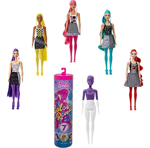 Muñeca Y Accesorios Barbie Color Reveal,