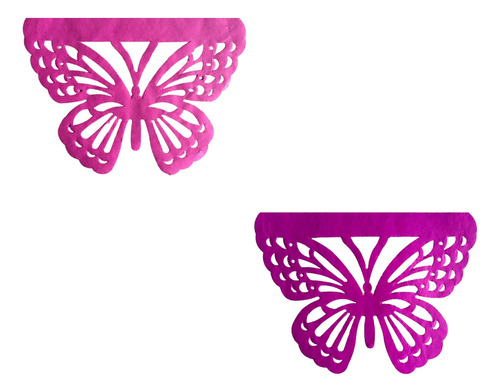 Mariposas De Papel Picado De Colores Colores Mariposas 35x24