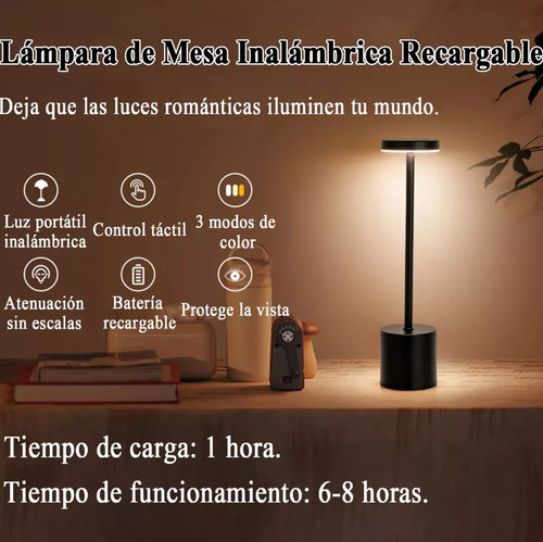 Lámpara De Mesa Led Decorativa Para Ambiente De Restaurante