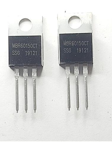 Kit 2 Diodo Mbr60150ct 60a150v Mbr60150 Usina To220